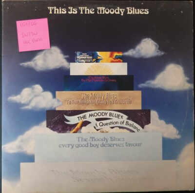 This is The Moody Blues Vinyl Record VG+/VG MB 1/2 1974