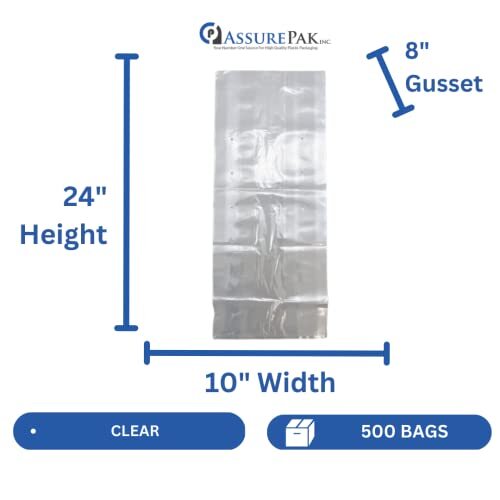 Plastic BagClear LDPE Poly Vented Produce Bags 10x8x24 1.0 mil 500 Bags p eBay