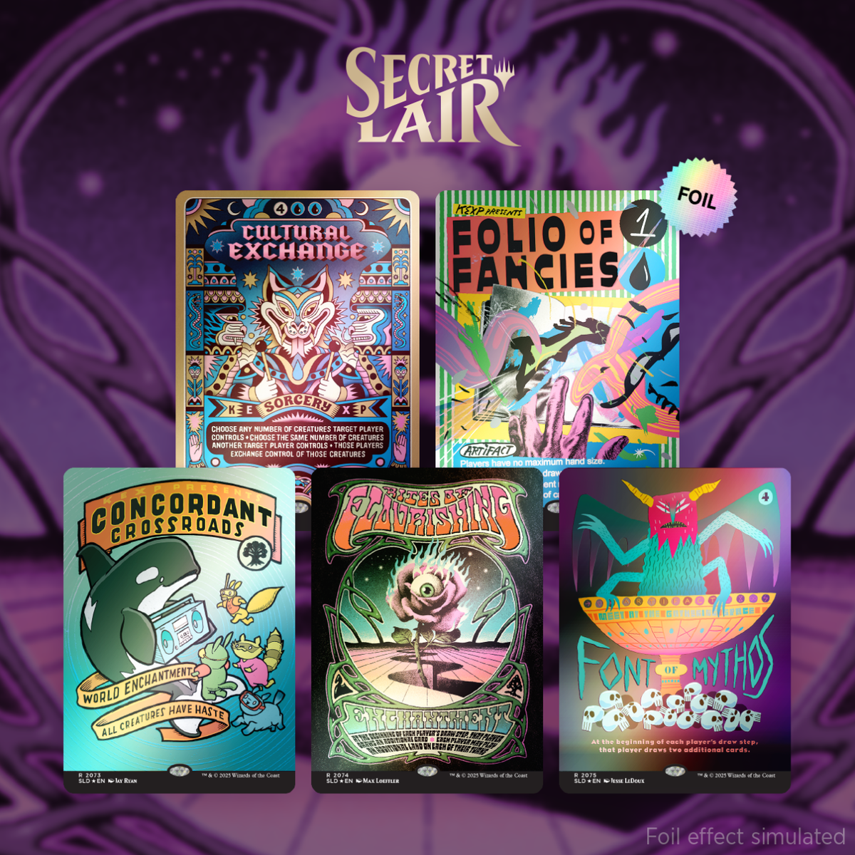 mtg kexp bonus cards Magic the Gathering Secret Lair x KEXP: Where the Music Matters (Foil) : Toys & Games You are not alone. Its a simple phrase My gorgeous KEXP Secret Lairs