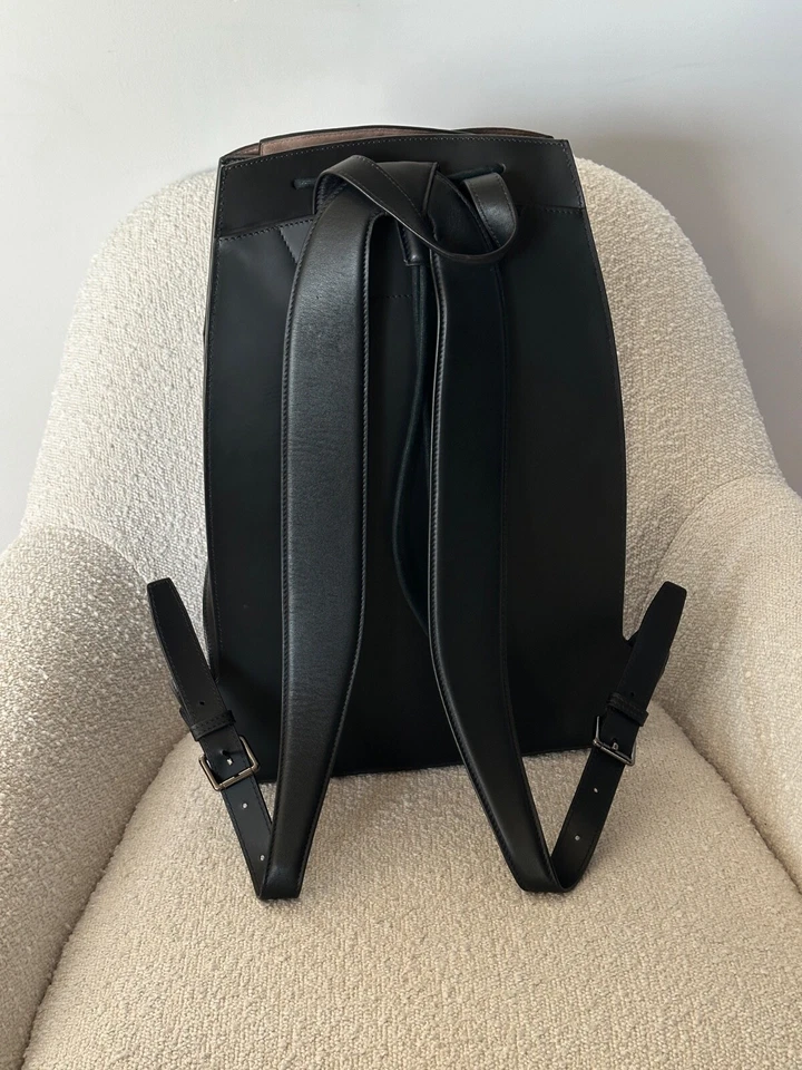 Mochila de cuero con cordones Berluti Alessandro 100 % auténtica PVP £3.650 Mr Porter Foto 4 de 4