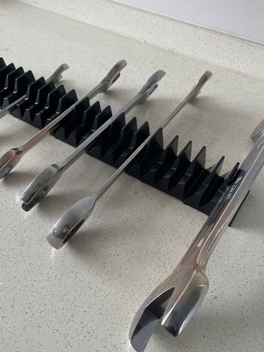 23 Holes Organizer Wrench Storage Rack Hardware Tool Spanner Storage Holder GT - Picture 9 of 18