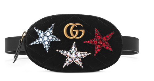 gucci stars fanny pack