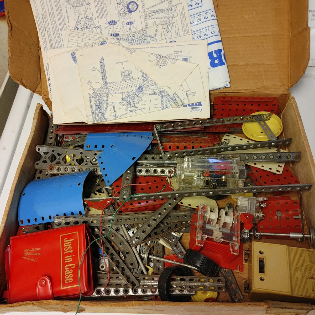 GABRIEL ERECTOR SET 900 Piece Motorized Set Circa Late 1970s eBay