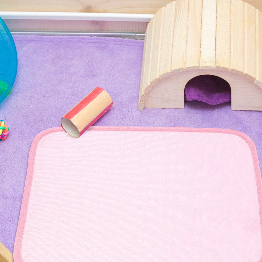 9 Pcs Hamster Cooling Mat Pet Blanket Crate Pad Fleece Cage Liners