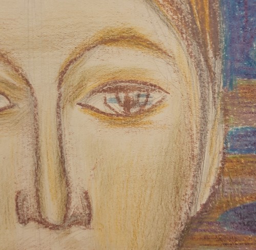 Frauenportrait, Original Pastellgemälde, Künstler Kozlyanin - Bild 5 von 11