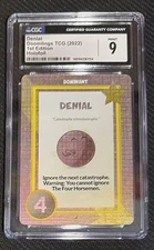 Doomlings First Edition Denial Holo Foil - Graded CGC Mint 9