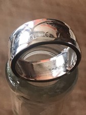 1967 Silver Coin Ring Size 9.5 Kennedy 50 Cent