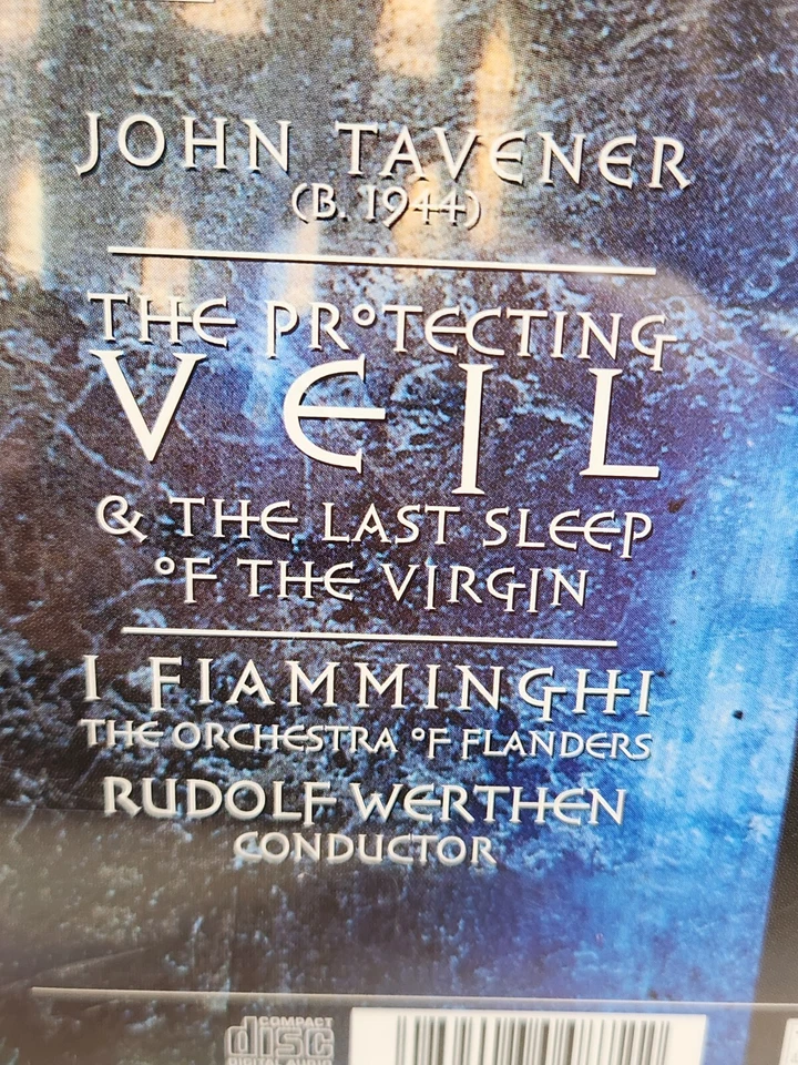 TAVENER CD -Protecting Veil & Last Sleep of the Virgin - WERTHEN - 1998 EUC Foto 3 de 4