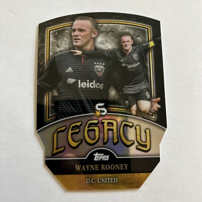2024 Topps MLS Superstars Wayne Rooney Legacy SP Die Cut DC United