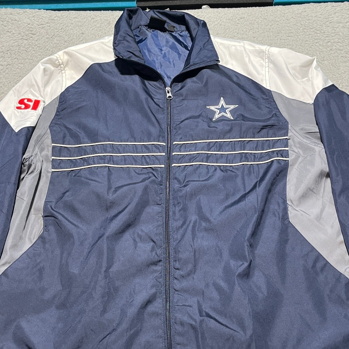 COWBOYS 中綿ジャケット リバーシブル Vintage NFL 90s Pro Player Dallas Cowboys Puffer Jacket Y2K Blue