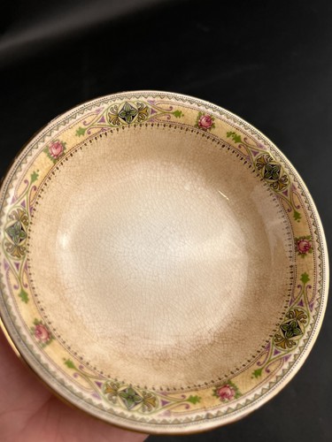 Vintage Homer Laughlin China Serving Plate Dessert Bowls Floral 5 Piece Set - Picture 9 of 16
