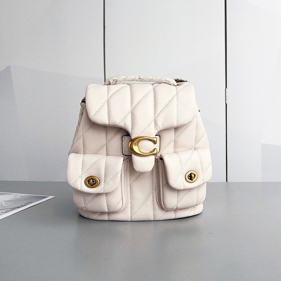 COACH Tabby Quilted Backpack Chalk CU076 outlet NEW F/S JPN COACH Tabby Quilted Backpack Chalk CU076 outlet NEW F/S JPN
