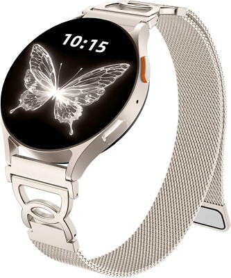 Slim Metal Strap Suitable For Galaxy Watch 7/6/5/4/FE/Pro/Active 2, 20mm Band