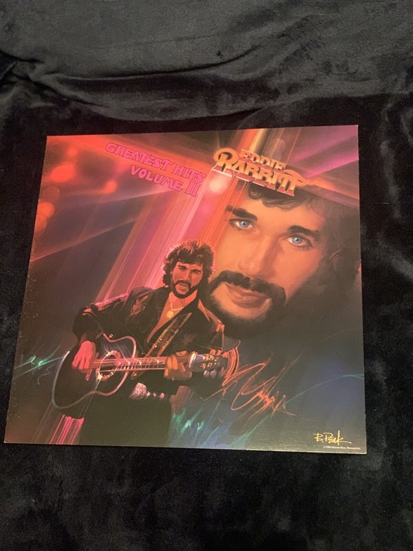 Eddie Rabbitt 1983 Greatest Hits Volume II Promo 12x12 Cover Flat Poster