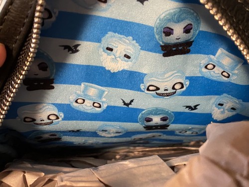 2021 Disney Parks Loungefly The Haunted Mansion Mini Backpack NWT Exact Patte - 第 9/9 張圖片
