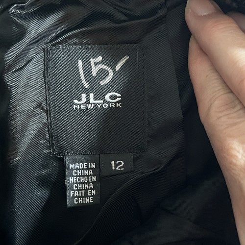 JLC New York Womens 100% 10 Leather Black Pants NO POCKETS Vintage - Picture 12 of 13