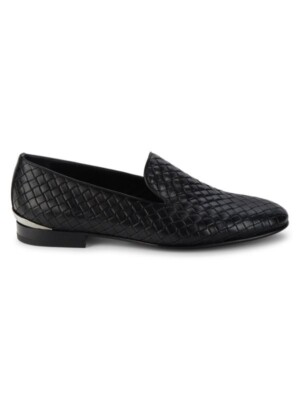 Costume National Woven Leather Smoking Slippers $695 Retail ~ Size 11 Smoking Slippers In Men main image 4