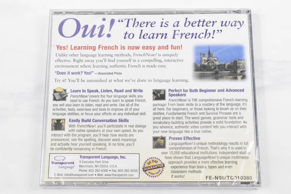 Learn French Now Version 8 Software CD-ROM for Windows & Mac - New - Image 3 of 3