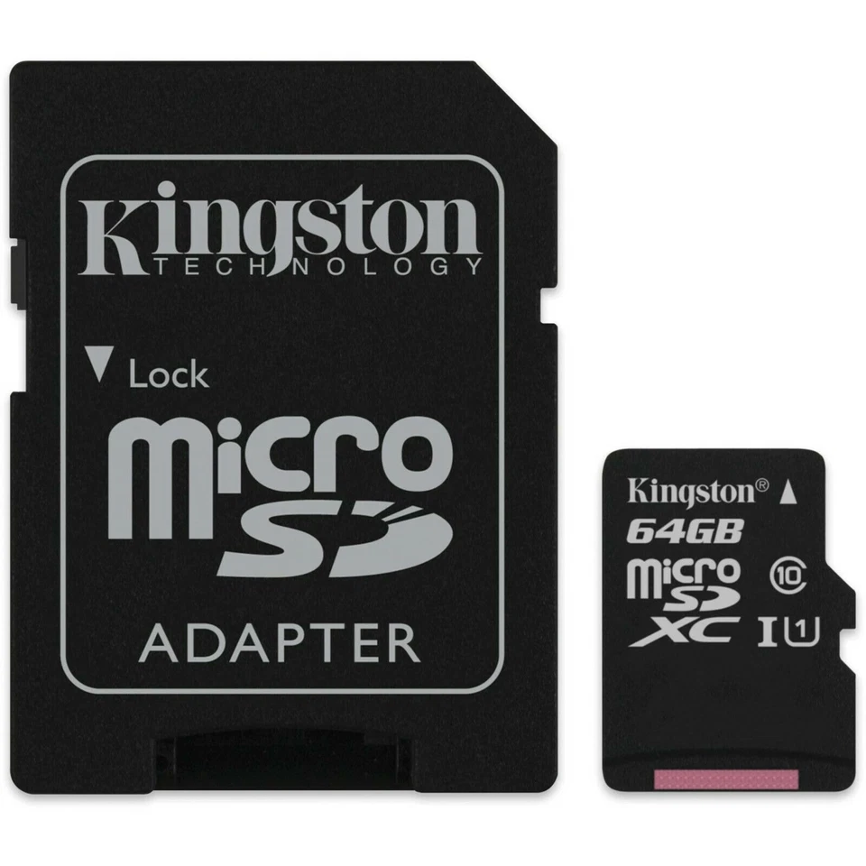 Micro SD Card SDHC SDXC Memory Card TF Class 10 32GB 64GB 128GB 256GB & Adapter - Image 4 of 4