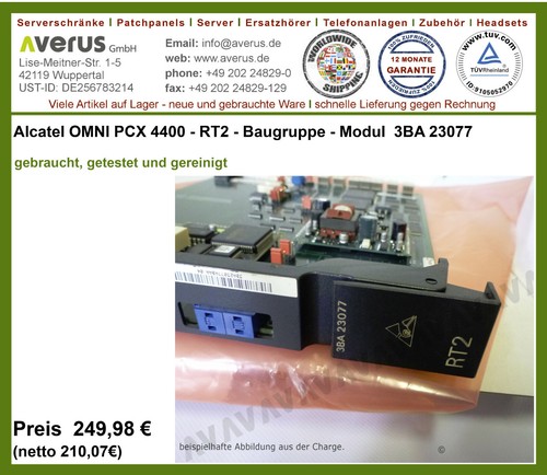 Montaje Alcatel OMNI PCX 4400 RT2 3BA23077 / Rg. IVA incluido - Imagen 3 de 3