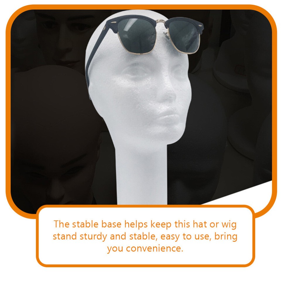 Hat Display Rack Mannequin Head Wig Holder Head Shaped Hat Stand