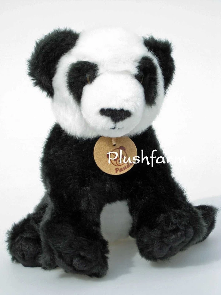 STOFFTIERBOX PLÜSCHTIER PLÜSCH PANDA - sitzend -23 cm NEU Plüschpanda Stoffpanda Pandabär Bär