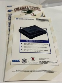 Sega Saturn 1996 Guardian Heroes  Complete in Box with Registration Card