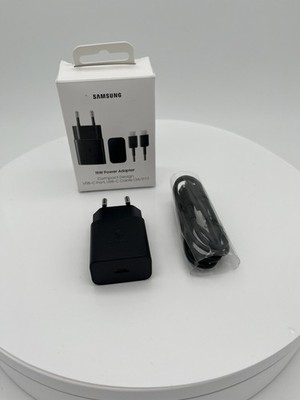 Samsung 15W USB-C Schnellladegerät Netzteil mit USB-C Kabel