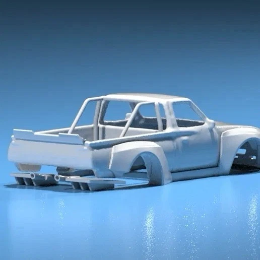 Kit Hotwheels estilo pandem Datsun 620 impresión 1/64 Foto 2 de 3