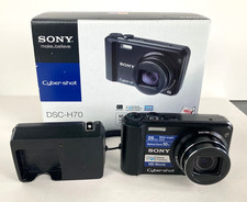 Sony Cyber-shot DSC-H70 16.1MP 10x Optical Zoom Digital Camera - Black