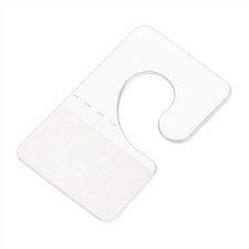 Clear Self Adhesive Hang Tab Hook, 23x37mm Plastic Display Folding Tabs, 200pcs