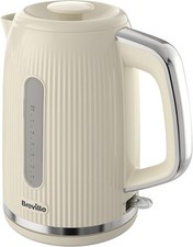Breville Bold Vanilla Cream Electric Kettle | 1.7L | 3kW Fast Boil | Cream & Sil