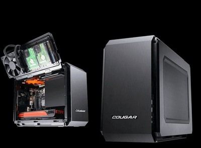 Cougar QBX 10l ITX Case | PSU 400W | Steam OS Consolesize PC | Water Cooling