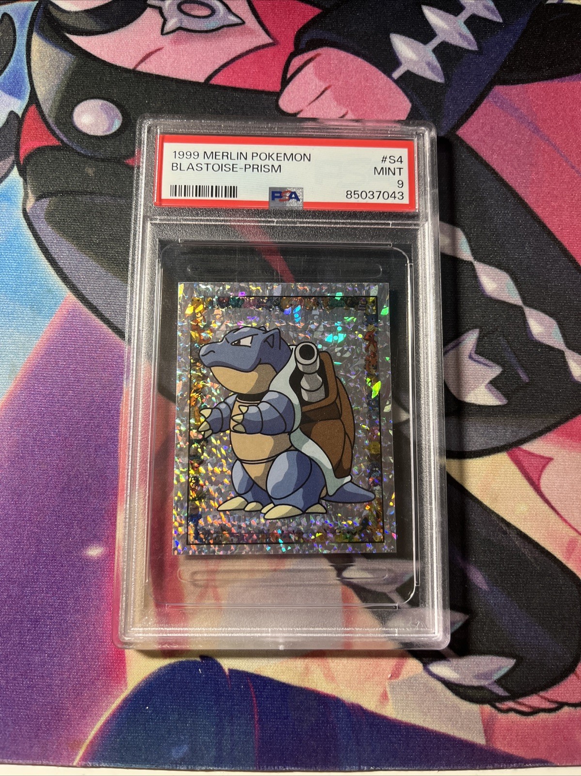 1999 Pokemon Merlin Blastoise Prism #S4 PSA 9
