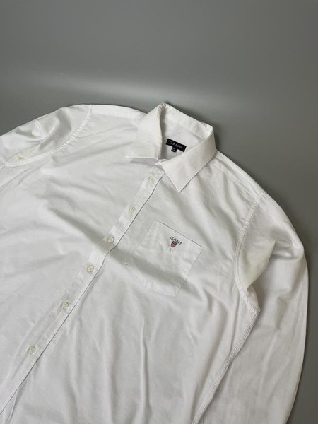 Men Gant Shirt White 44 / XXL / 52 #7X6U