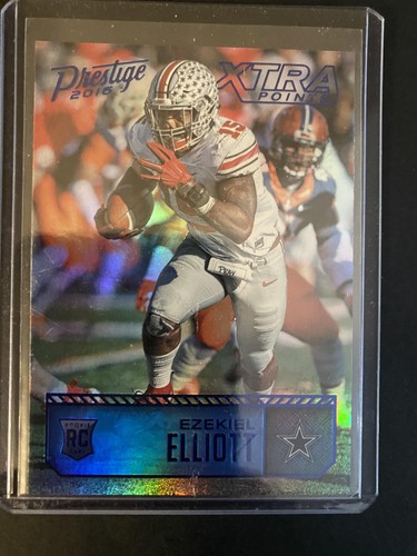 Ezekiel Elliott [Xtra Points Blue] #217 2016 Panini Prestige card