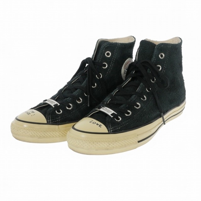 DAIRIKU x Converse All Star US HI Sneakers 75(26cm) Black Suede Used