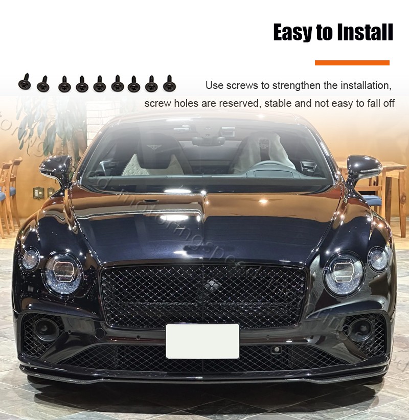 Bentley Continental GT 2018-2024 FRONT Front splitter