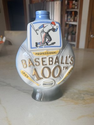 1969 Jim Beam Professional Baseball 100th Anniversary Decanter