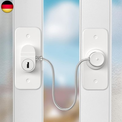 AOSITE Fenstersicherung Kinder Ohne Bohren für Fensterschutz Kühlschrank S