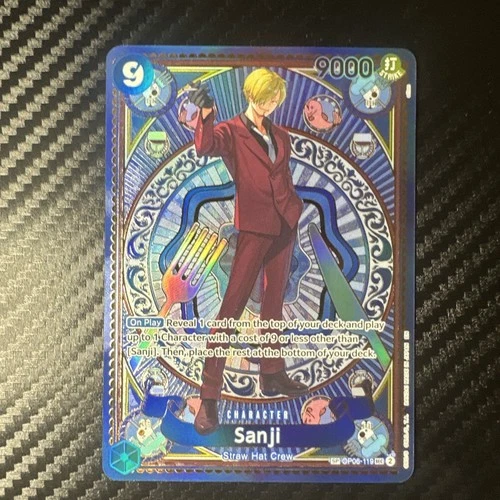 Sanji (SP) OP06-119 - One Piece TCG A Fist of Divine Speed SEC