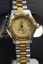 TAG Heuer Quartz Watch 2000 Professional 200M 964.008R Ladies Swiss Gold Plated