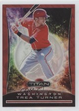 2020 Panini Chronicles Titan Ruby Wave 112/199 Trea Turner #21 0m4q