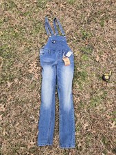 NWT Womens Bibbed Overalls. Denim Size 7. W29 L30