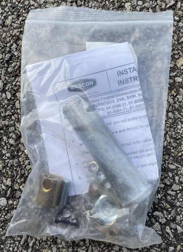 Wescon Remote Valve Control Connection Kit K08-5800-13 1374 | eBay