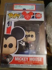 Funko Pop! Vinyl: Walt Disney - Mickey Mouse Bobble Head Toy #1495 Psa 9 Mint