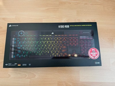Corsair K100 RGB OPX Optisch-mechanische Gaming-Tastatur - Schwarz QWERTZ