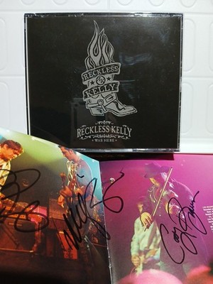 Reckless Kelly Reckless Kelly Was Here CDS & DVD SET AUTOGRAPHED SIGNED BY BAND