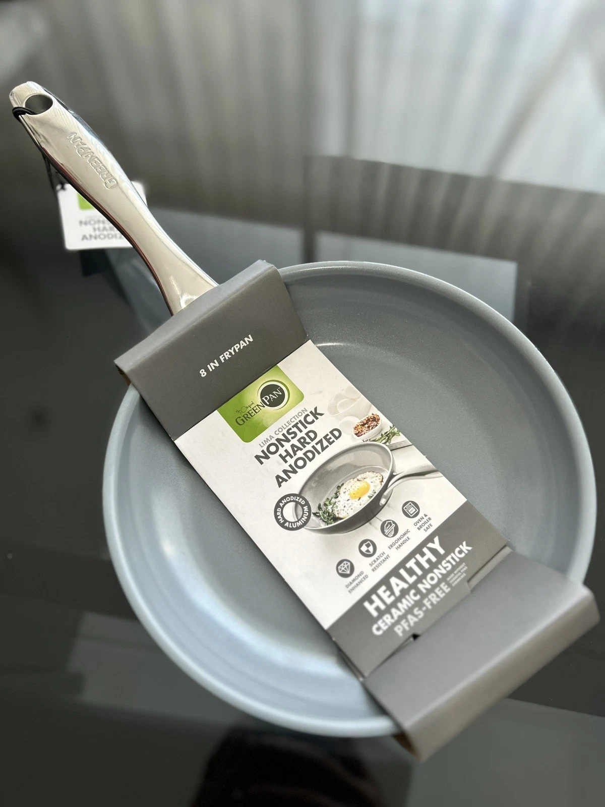 Green Pan, 8in frypan, Ceramic Nonstick
Opens in a new window or tab