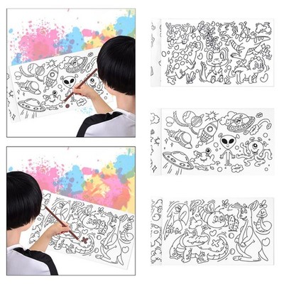 Kinder Malpapier Rolle Malbuch Papier Tisch Wand Malblätter